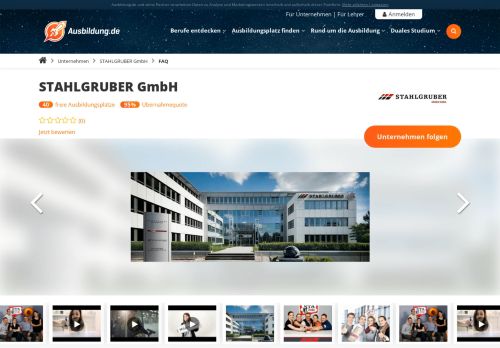 
                            10. Ausbildung Stahlgruber - STAHLGRUBER GmbH im Interview