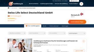 
                            9. Ausbildung Swiss Life Select Deutschland GmbH - freie ...