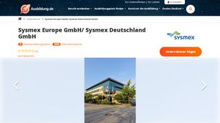 
                            10. Ausbildung Sysmex Europe GmbH/ Sysmex Deutschland GmbH - freie ...