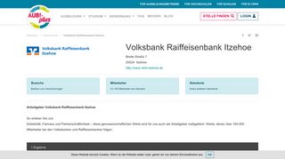 
                            12. Ausbildung - Volksbank Raiffeisenbank Itzehoe - AUBI-plus