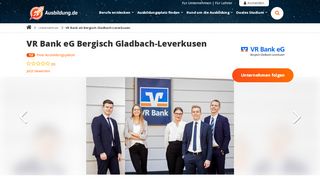 
                            8. Ausbildung VR Bank eG Bergisch Gladbach-Leverkusen - freie ...