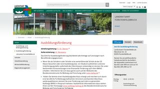 
                            11. Ausbildungsförderung | Landratsamt Fürstenfeldbruck