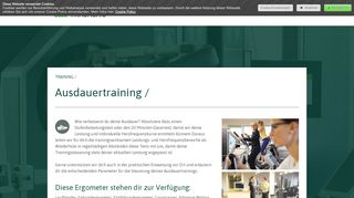 
                            12. Ausdauertraining - Lorenzen Training in Hamburg – Fitnessstudio