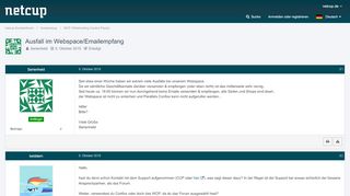 
                            12. Ausfall im Webspace/Emailempfang - WCP (Webhosting Control Panel ...