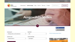 
                            5. Ausgewählte Stellen | Wissenschaftsladen Bonn - WILA Arbeitsmarkt