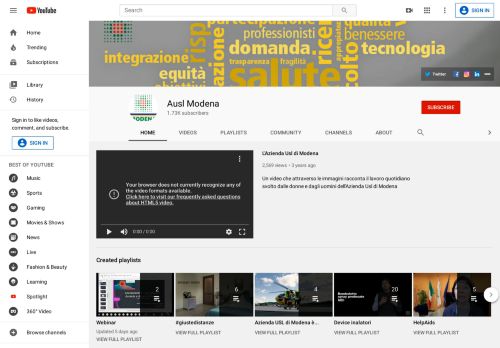 
                            9. Ausl Modena - YouTube