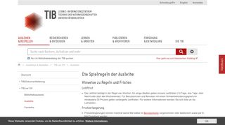 
                            4. Ausleihe - Technische Informationsbibliothek (TIB)