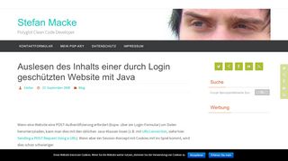 
                            6. Auslesen des Inhalts einer durch Login geschützten Website mit Java ...