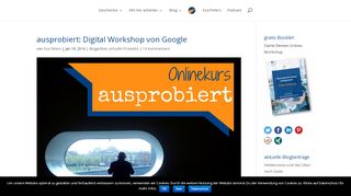 
                            6. ausprobiert: Digital Workshop von Google • Onlinekurse Kompass
