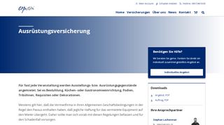 
                            4. Ausrüstungsversicherung | erpam: Spezial-Versicherungen