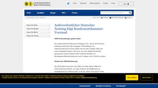 
                            11. Außerordentlicher Deutscher Ärztetag folgt Bundesärztekammer ...