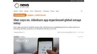 
                            13. Aussies caught up in Uber app outage - News.com.au