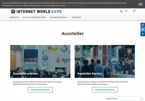 
                            7. Aussteller - INTERNET WORLD EXPO