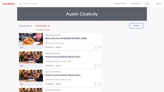 
                            12. Austin Cluetivity Events | Eventbrite