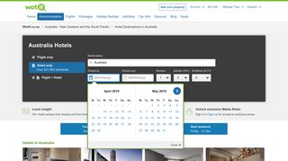 
                            3. Australia Accommodation - Top Australia Hotels 2019 | Wotif