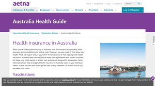 
                            10. Australia Health Guide | Aetna International