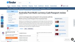 
                            5. Australia Post Multi-currency Cash Passport review | finder.com.au