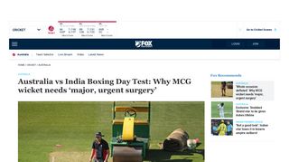 
                            8. Australia vs India Boxing Day Test, MCG wicket: Why Melbourne pitch ...