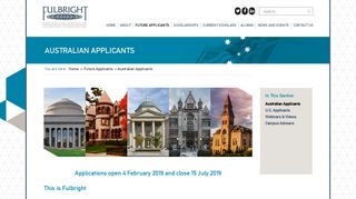 
                            12. Australian Applicants - Fulbright