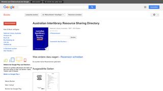 
                            10. Australian Interlibrary Resource Sharing Directory