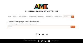 
                            13. Australian Mathematics Competition | AMT