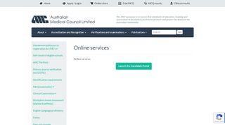 
                            2. Australian Medical Council » Online Services
