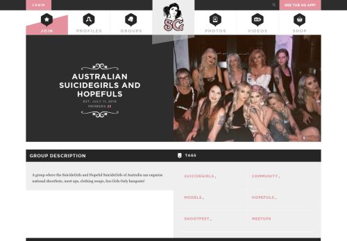 
                            3. australian suicidegirls and hopefuls - Member sign up | SuicideGirls