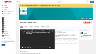 
                            6. Australian Taxation Office - YouTube