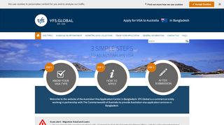 
                            9. Australian Visa Information in Bangladesh - Home Page - VFS Global