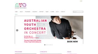 
                            2. Australian Youth Orchestra: HOME