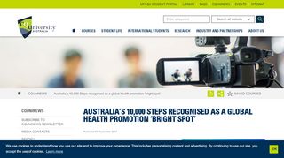 
                            8. Australia's 10000 Steps recognised as a global health promotion - CQU