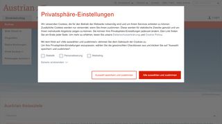 
                            5. Austrian Airlines® | günstige Flüge ab der Schweiz