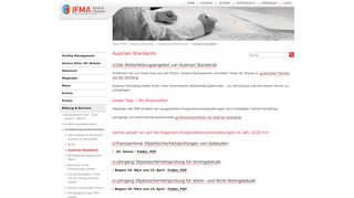 
                            13. Austrian Standards - IFMA