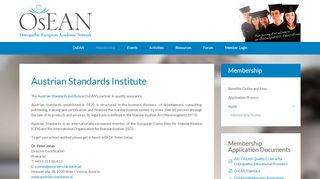 
                            11. Austrian Standards Institute (ASI) - OsEAN