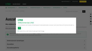 
                            9. Auszahlung - Online-Handbuch | LYNX