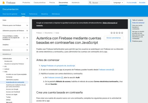 
                            1. Autentica con Firebase mediante cuentas basadas en contraseñas ...