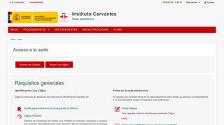 
                            6. Autenticación - Instituto Cervantes