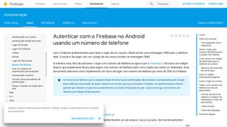 
                            10. Autenticar com o Firebase no Android usando um número de telefone ...