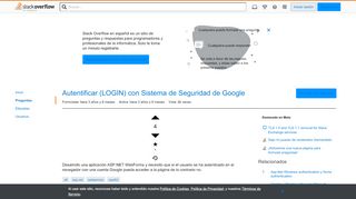 
                            13. Autentificar (LOGIN) con Sistema de Seguridad de Google - Stack ...