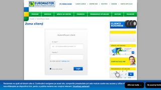 
                            2. Autentificare client | Euromaster