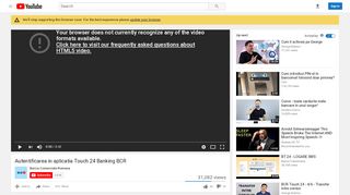 
                            8. Autentificarea in aplicatia Touch 24 Banking BCR - YouTube