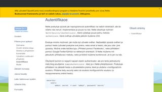 
                            2. Autentifikace | Nette Framework