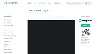 
                            3. Auth External API (JWT) - Nuxt.js