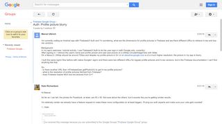 
                            4. Auth: Profile picture blurry - Google Groups