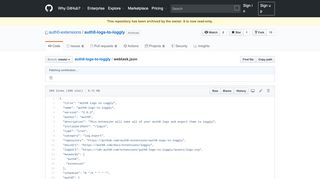 
                            9. auth0-logs-to-loggly/webtask.json at master · auth0 ...