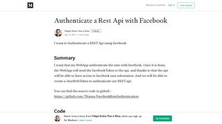 
                            12. Authenticate a Rest Api with Facebook – Felipe Dutra Tine e Silva ...