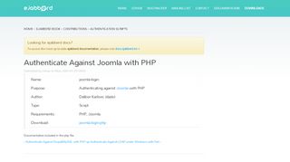 
                            8. Authenticate Against Joomla with PHP | ejabberd