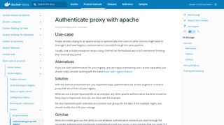 
                            9. Authenticate proxy with apache | Docker Documentation