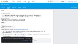 
                            6. Authenticate Using Google Sign-In on Android | Firebase