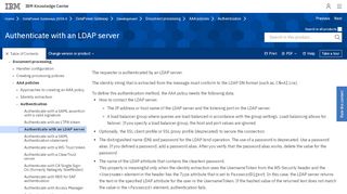 
                            8. Authenticate with an LDAP server - IBM